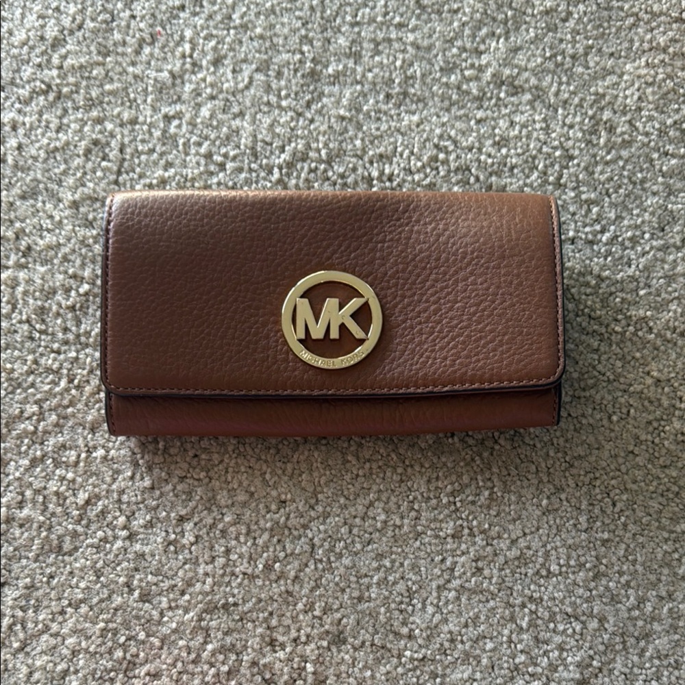 Michael Kors Brown Leather Wallet